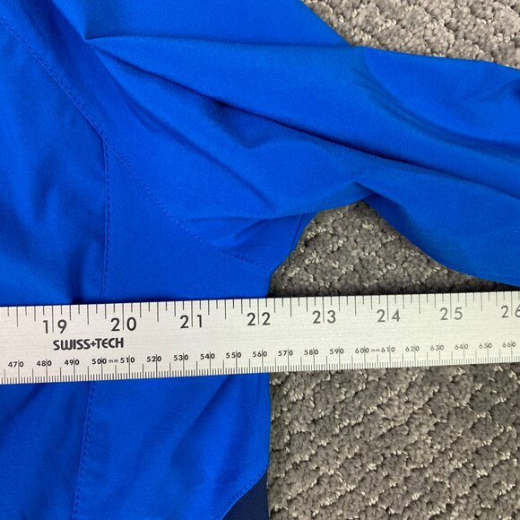 Marmot Lightstream Jacket Men's Large Blue Windbreaker Hiking Outdoor Hooded - Picture 11 of 12